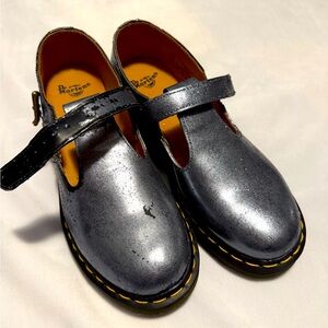 Dr. Martens Metallic Mary Jane Flats